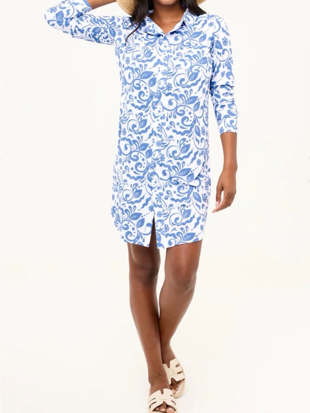 HiHo BARBARA BEACH UPF50 DRESS - BLUE BIRD Sz XS